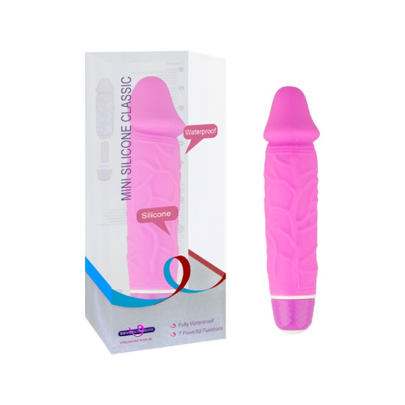 Mini Silicone Classic Thick Veined - Pink
